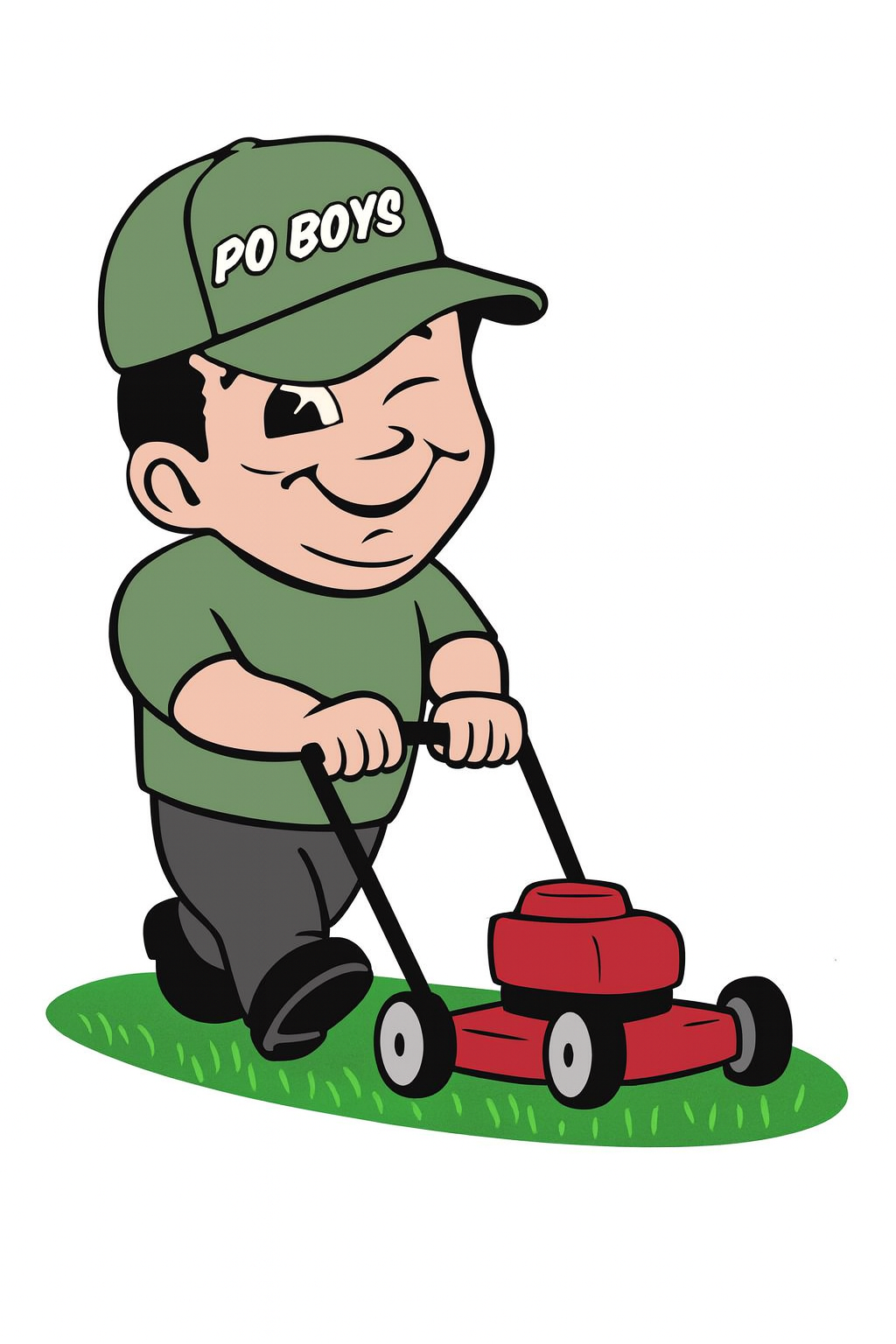 Po Boys Landscape Mascot